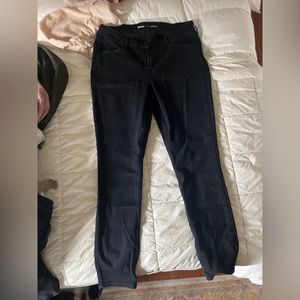 High Waisted Wow Black Washed Super Skinny Jeans